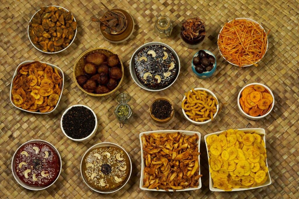Kerala snacks and spices
